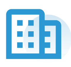 simplistic outline of tall buildings